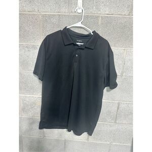 VAN HEUSEN Classic Fit Black T shirt collared XL